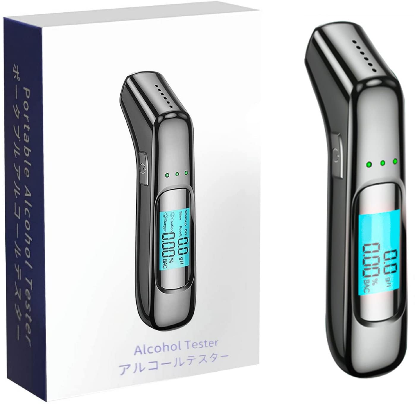 Amazon | アルコールチェッカー アルコール検知器 USB充電式